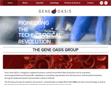 Tablet Screenshot of geneoasis.com